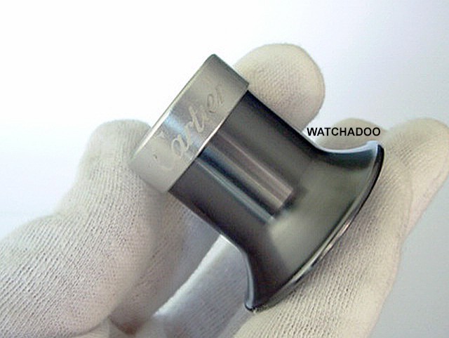 Original Cartier Gunmetal Watchmaker Jewelers Magnifying Eyeglass Watch Loupe