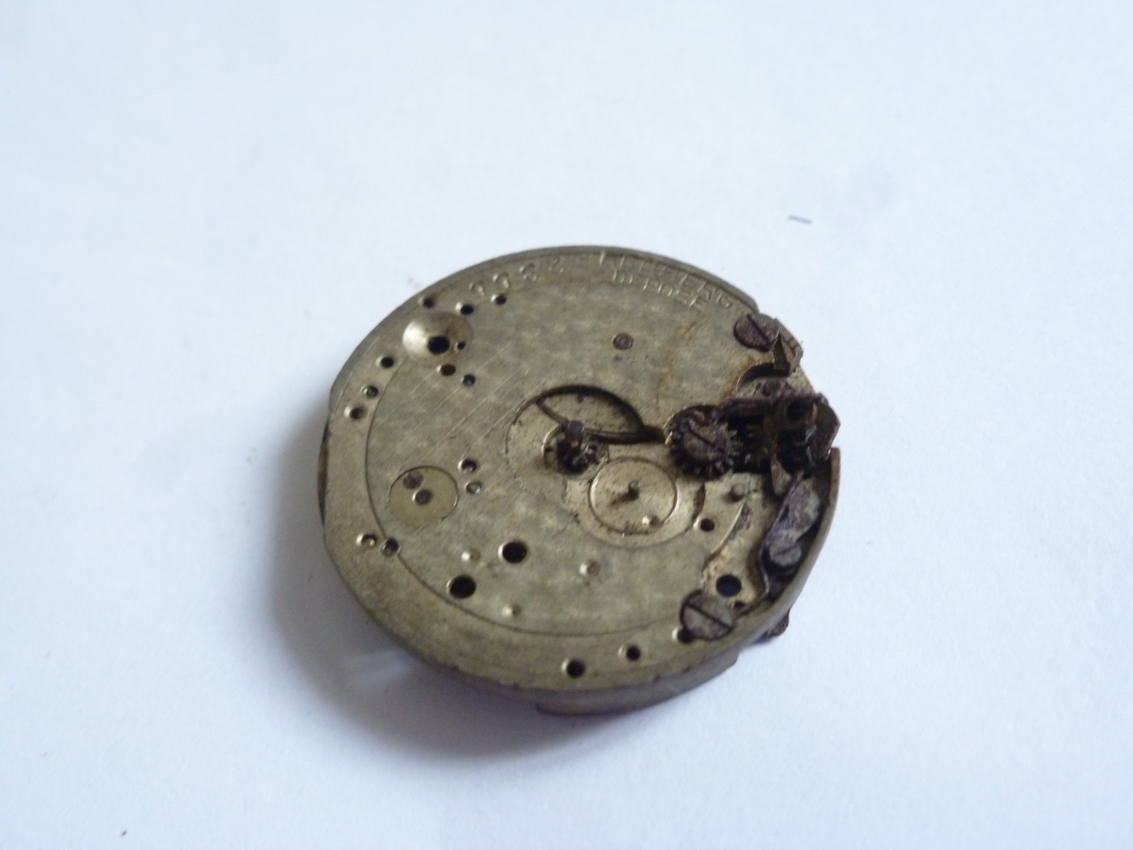 23mm Rolex Patent Manual Wind Movement PARTS defect not work balance missed