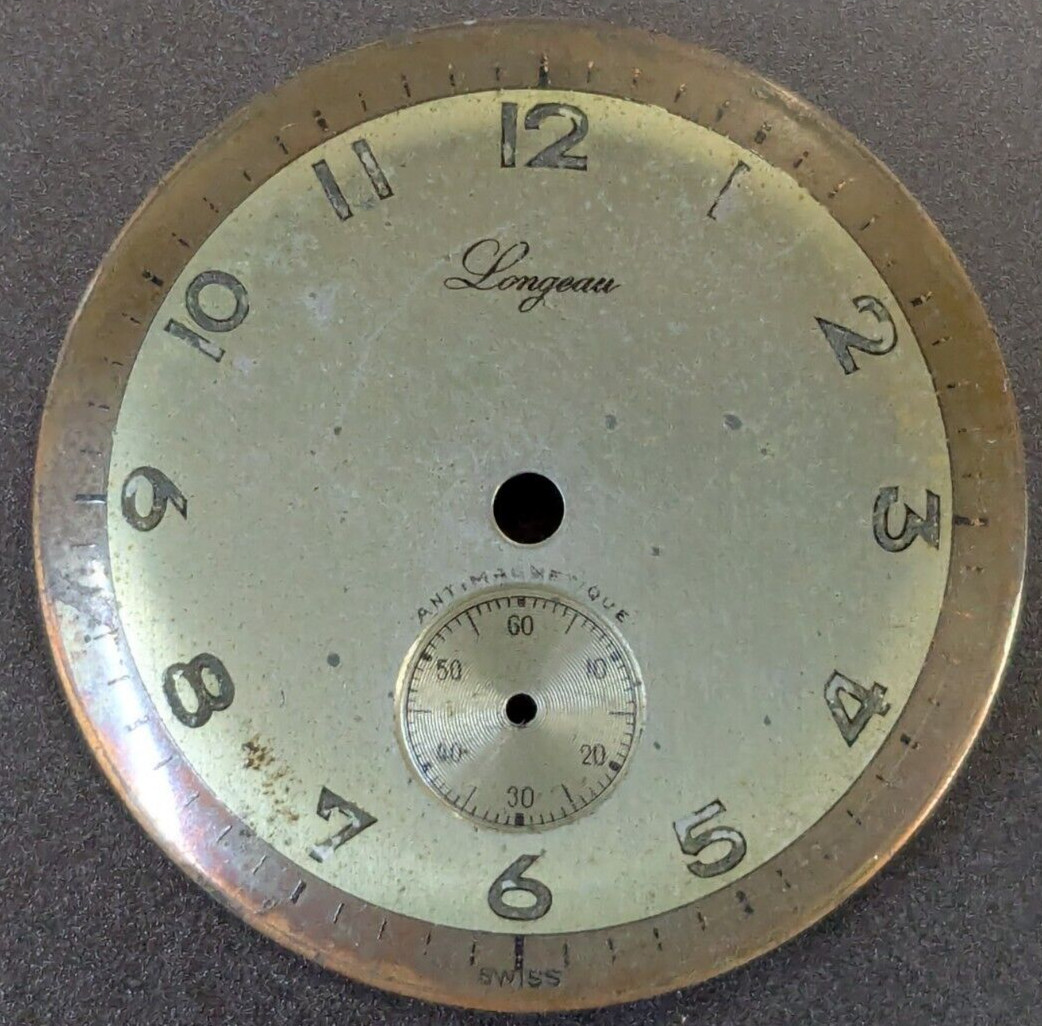 Vintage Longeau Watch Dial with Seconds Sub Dail – 30.6mm