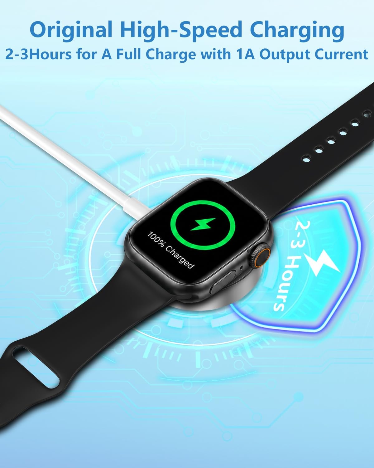 USB C Apple Watch Charger with 20W Fast Wall Block, 6FT Portable Magnetic Cha…