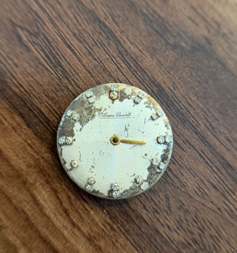 Vintage Lucien Piccard Caliber LP48 17-Jewel Wristwatch Movement Diamonds