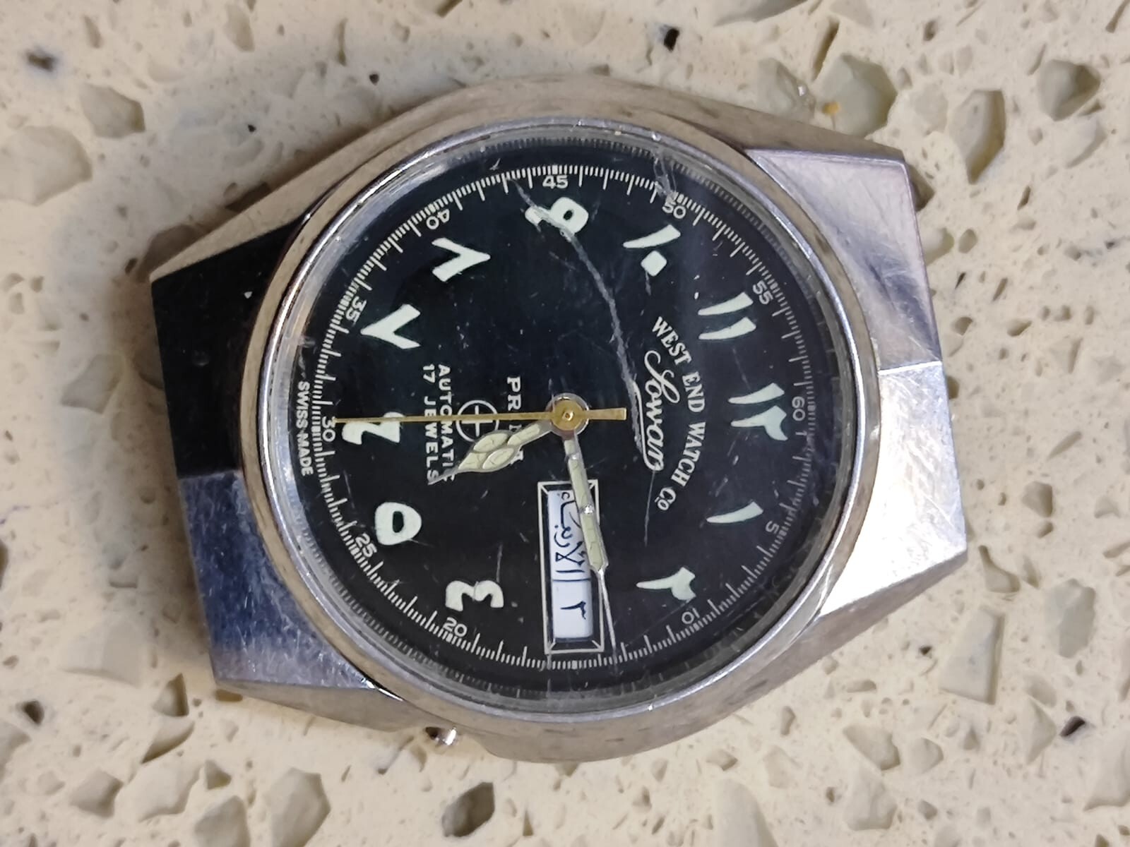 ETA 2846 with West End Watch – -Not work Incomplete Movement for parts