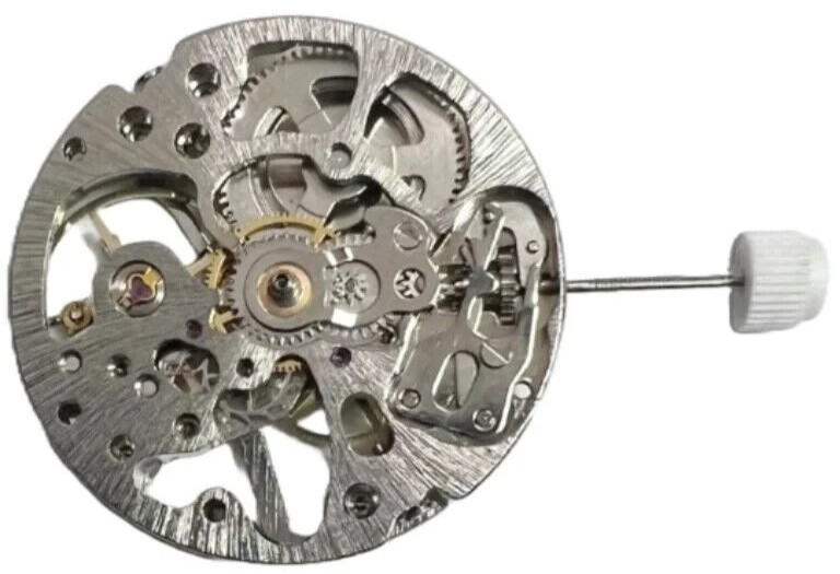 SKELETON Watch Movement 2650-C, 3 HANDS Manual Winding Overall Height 6.0mm