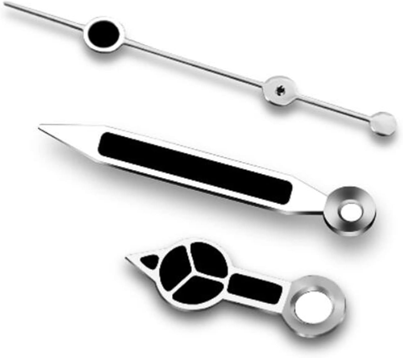 Quality Black Watch Hands – Green Luminous Modification Kit for Quartz Watches