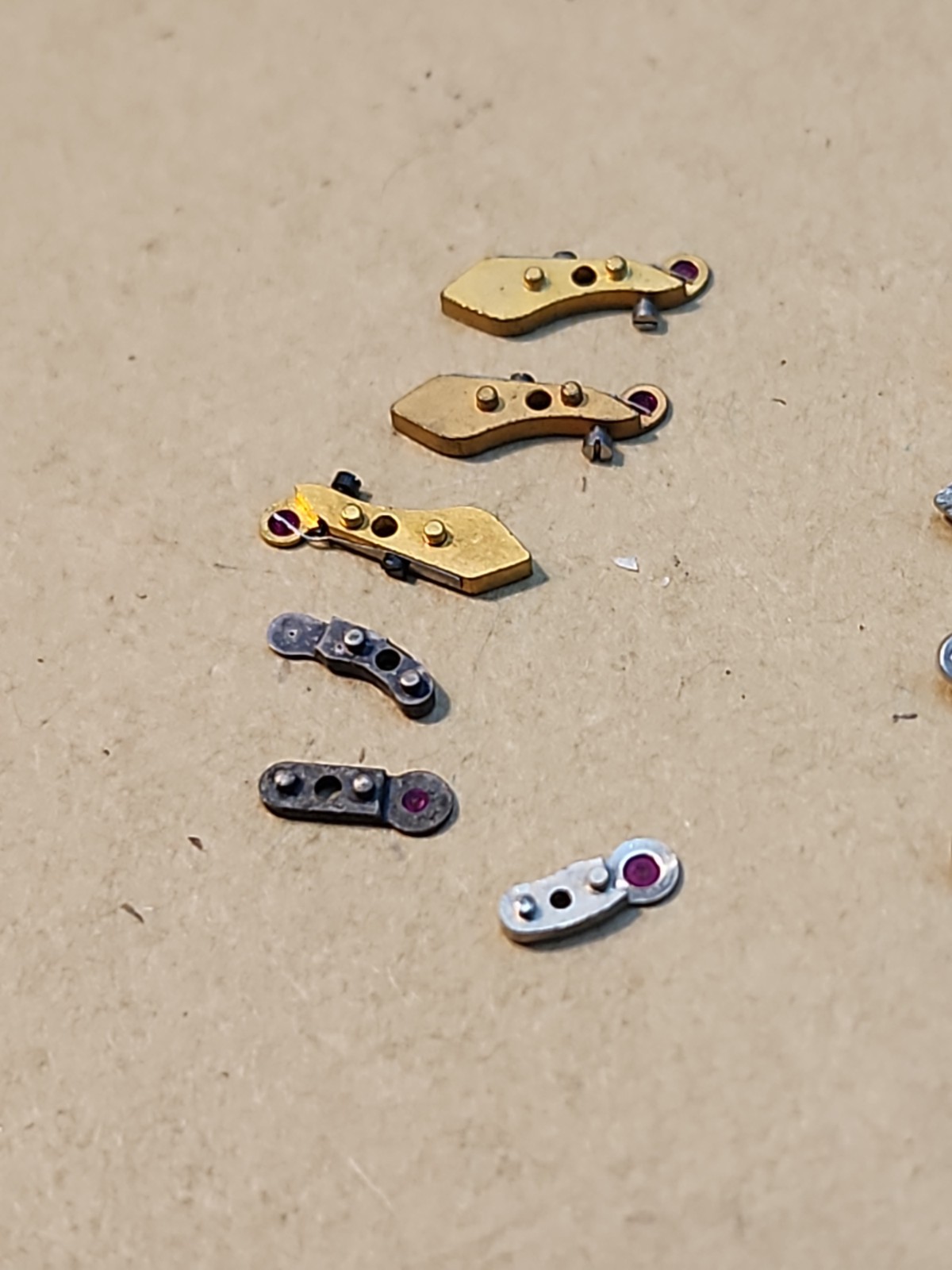 Lot Of Mixed Wristwatch Bridges Movement Parts Spares Repairs