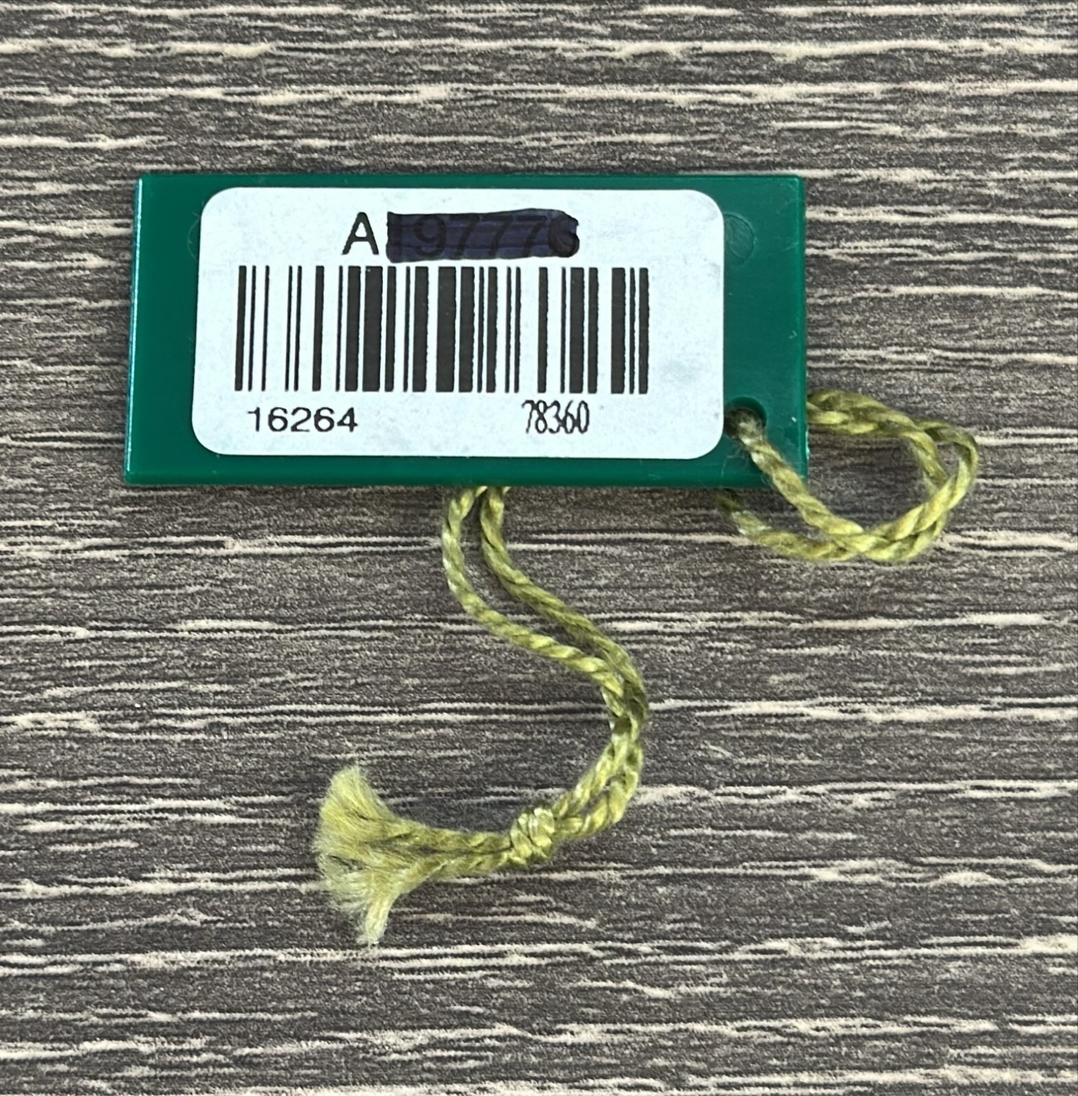 ORIGINAL Rolex Discontinued Turn-O-Graph Green Swim Pruf Hang Tag! Ref. 16264