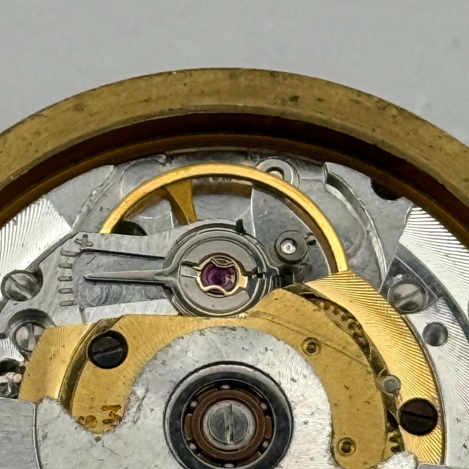 MSR S76/28 Watch Movement Garrard Date 21 Jewels Automatic Vintage Parts 30.4mm
