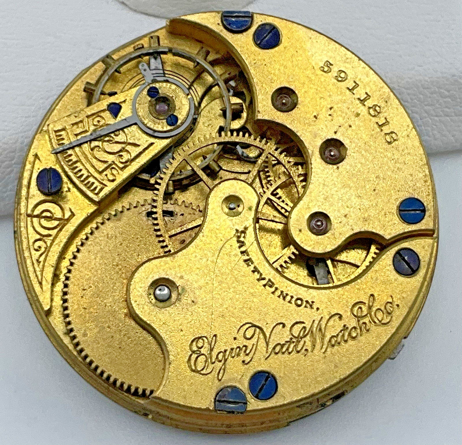 1895 Elgin 118 6s 11j Pocket Watch Movement