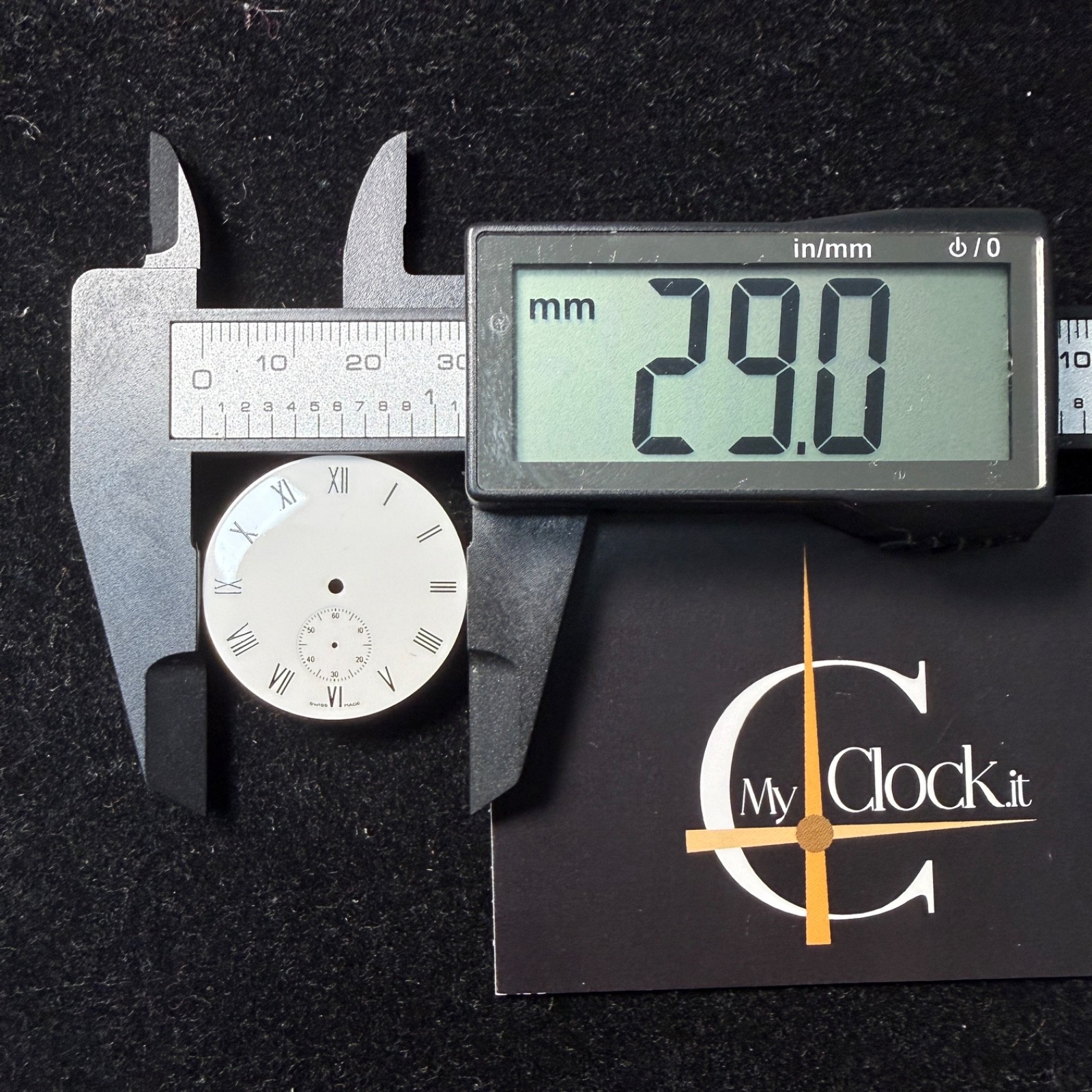 Anonymous Ceramic 29mm Small Seconds Dial for Wristwatch or Pocket