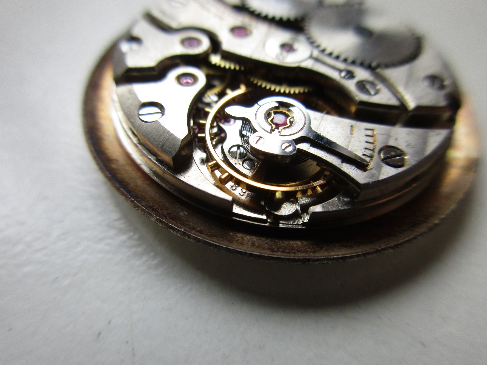 IWC cal. C.89 Swiss manual wind watch movement & dial – for parts