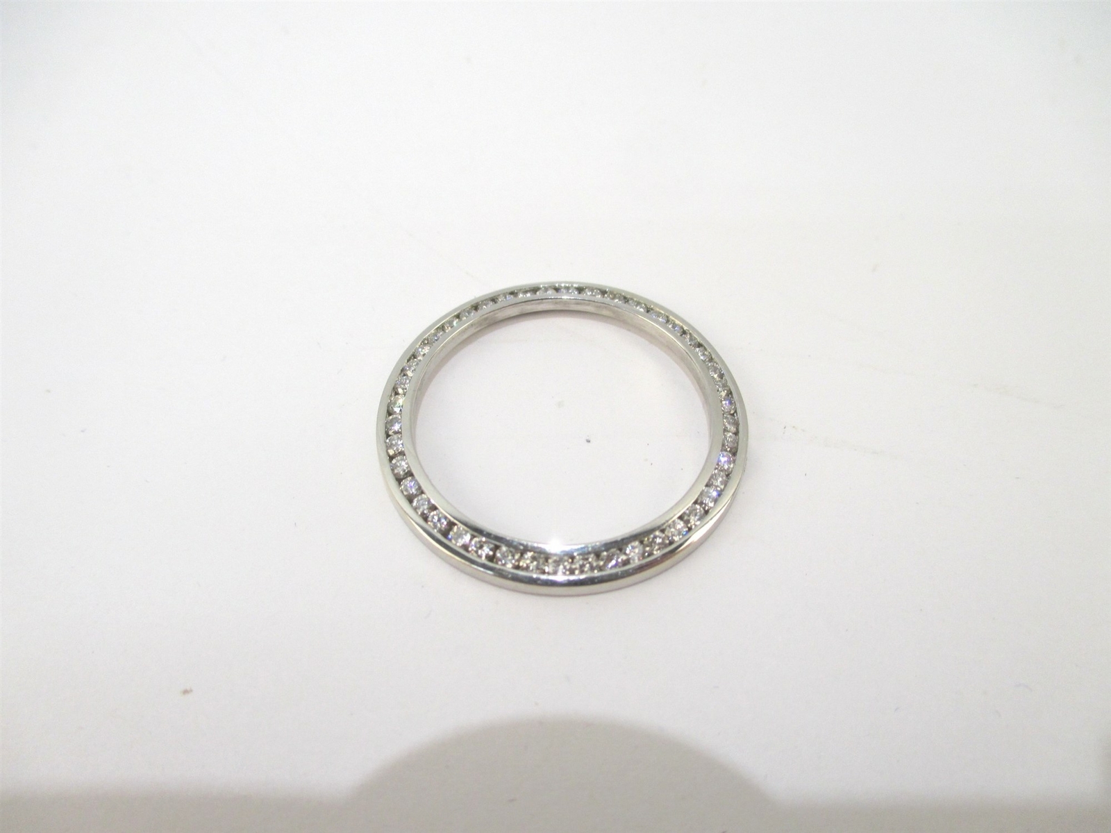 Aftermarket 14k White Gold & 1.0 Ct TCW Diamonds Bezel For Datejust 26.75mm