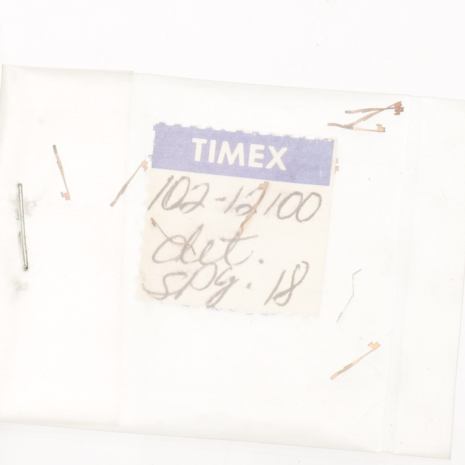 Vintage Timex 102-12100 Detent Spring Parts New Old Stock Watchmakers NOS