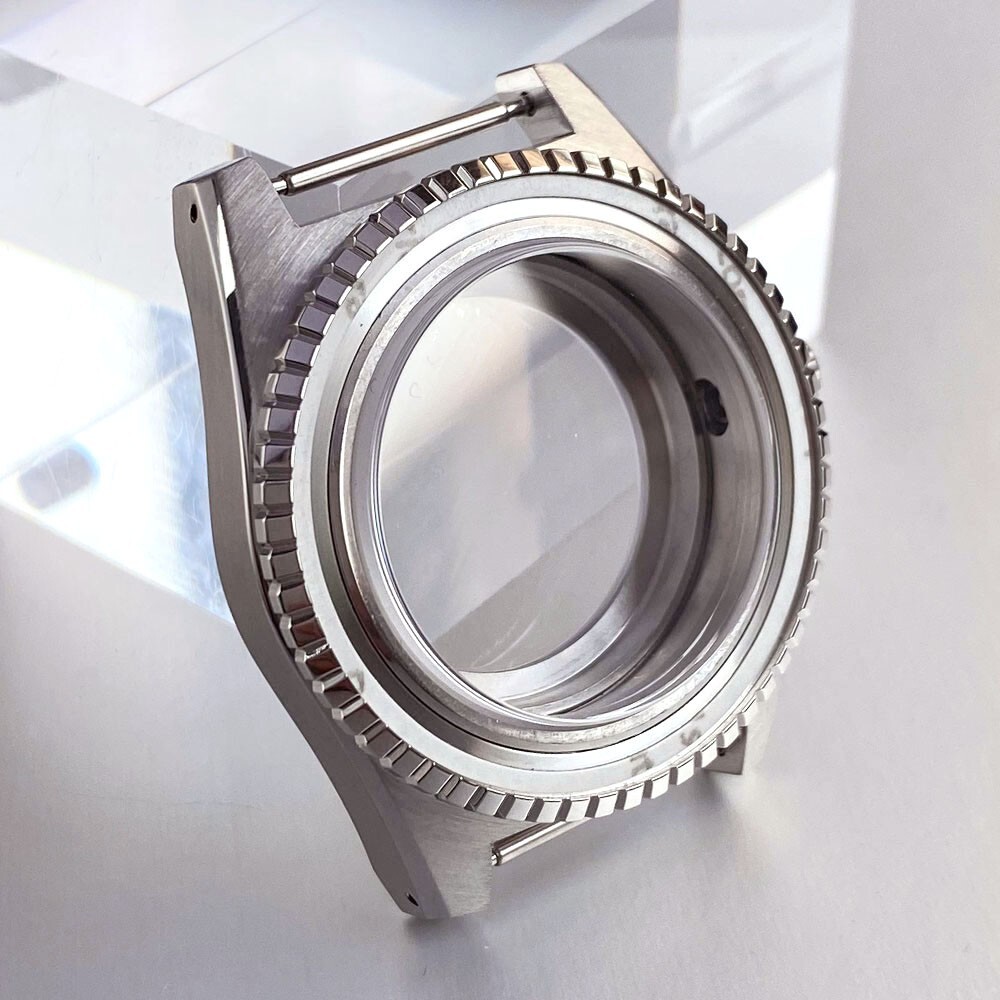 40mm Sapphire Glass Watch Case Fit 62MAS Navigation Master Case NH35 NH36 2824
