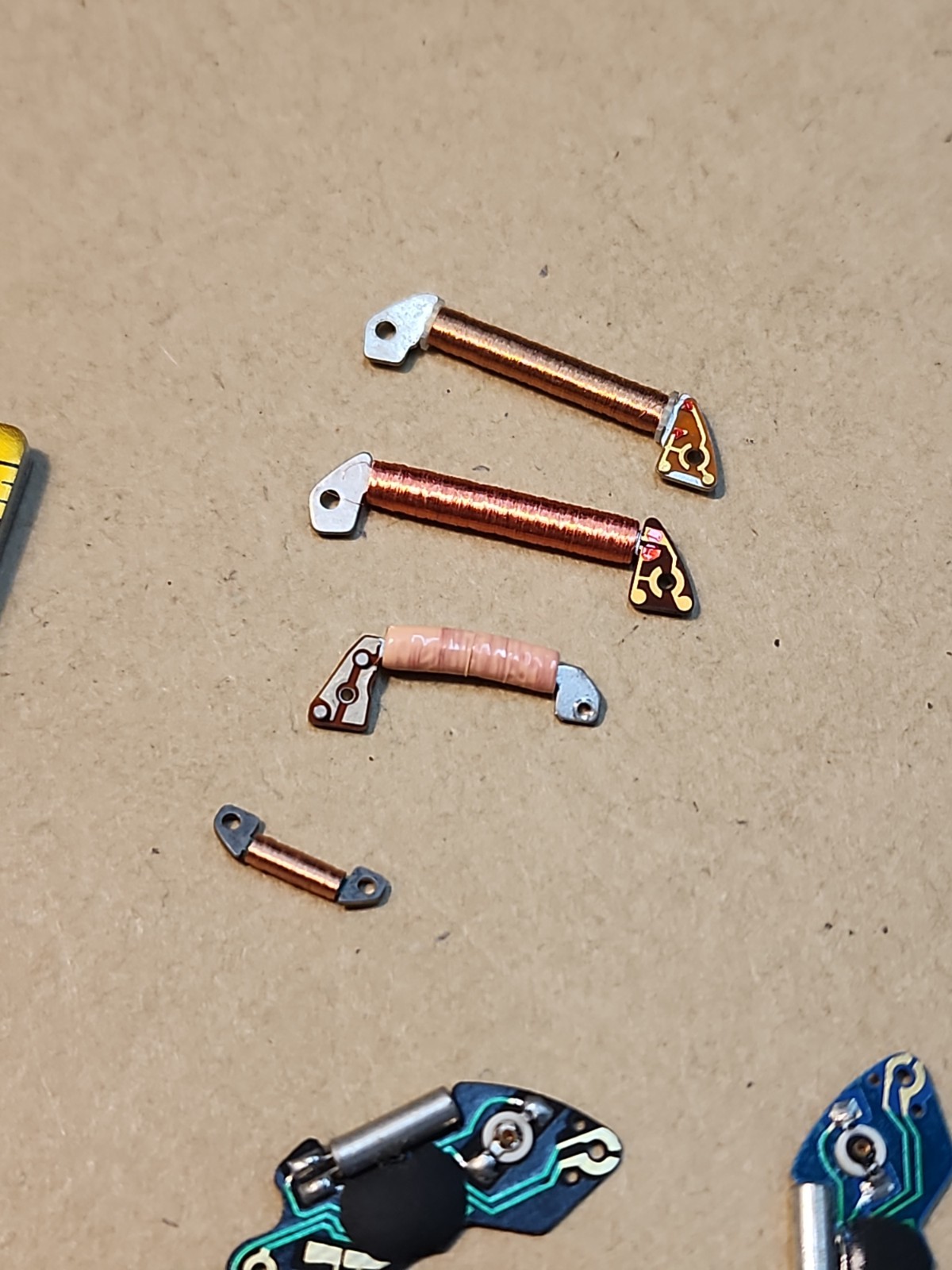 Lot Of Mixed NOS Circuits Coils Quartz Watch Movement Parts Repairs Spares