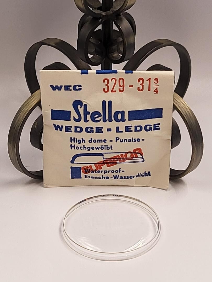 VTG Stella Wedge Ledge High Dome Watch Crystal WEC 329-31 3/4