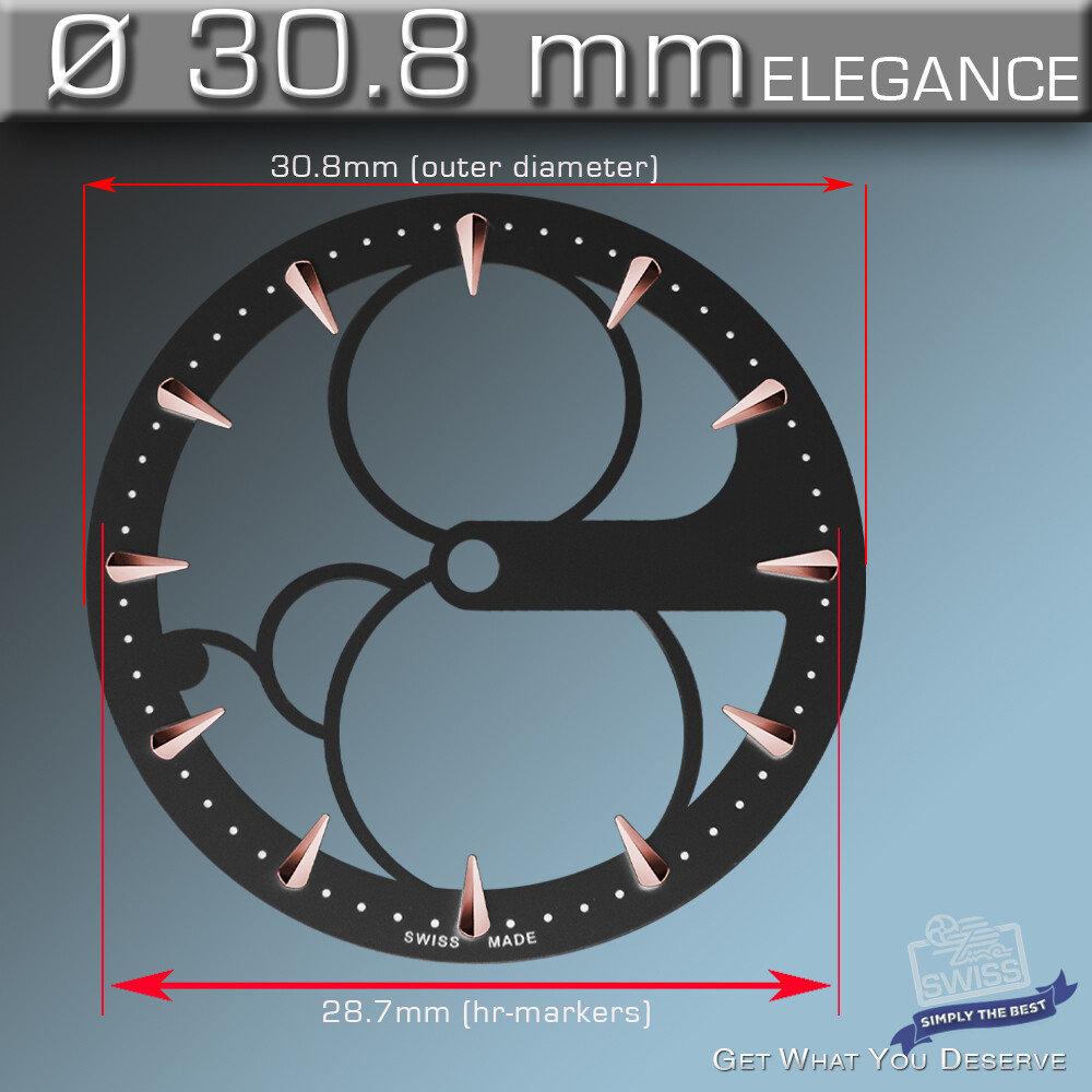 SKELETON-DIAL, ETA 2824-2,2892-A2, SW200,SW300, SOPROD A10, Ø30.8, Ref308-27-28