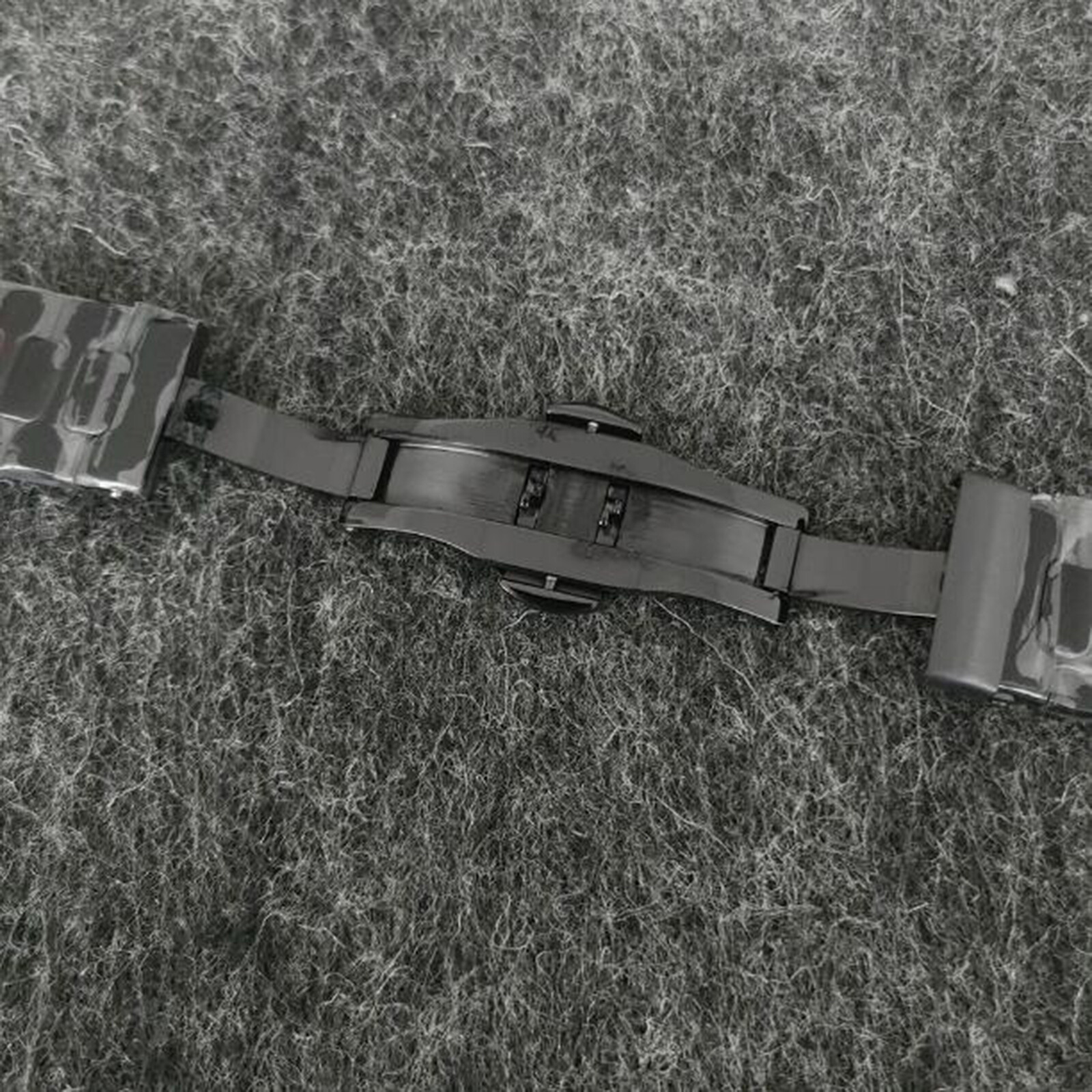 41MM Nautilus Style Black Watch Case Strap Sapphire Glass for NH35/NH36 Movement