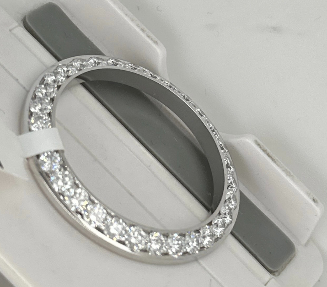 LAB GROWN Mens Steel Diamond Bezel For Rolex 36mm 5.00 Cts LAB GROWN DIAMONDS