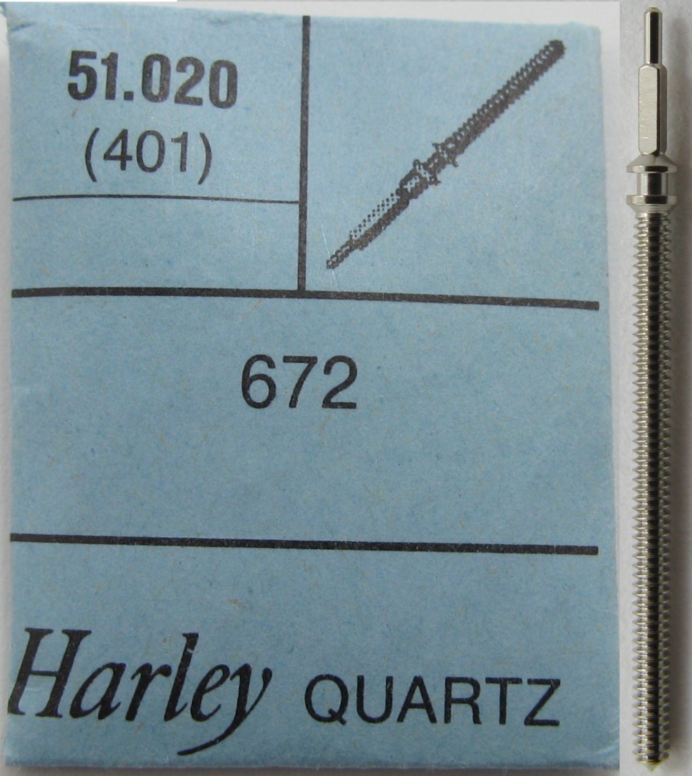 Movement Quartz Harley Ronda 672 watch part setting stem 401 tap 10