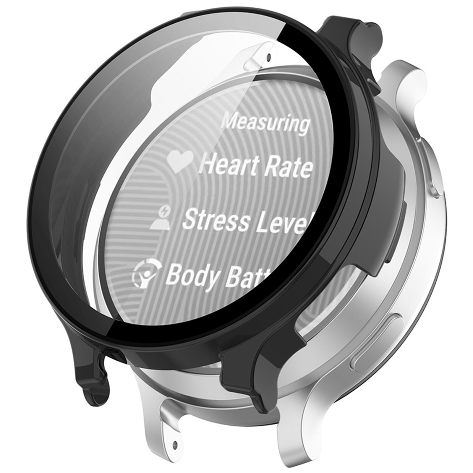 Protective Case Tempered Film All-in-One Watch Case for Garmin Lily2 Active