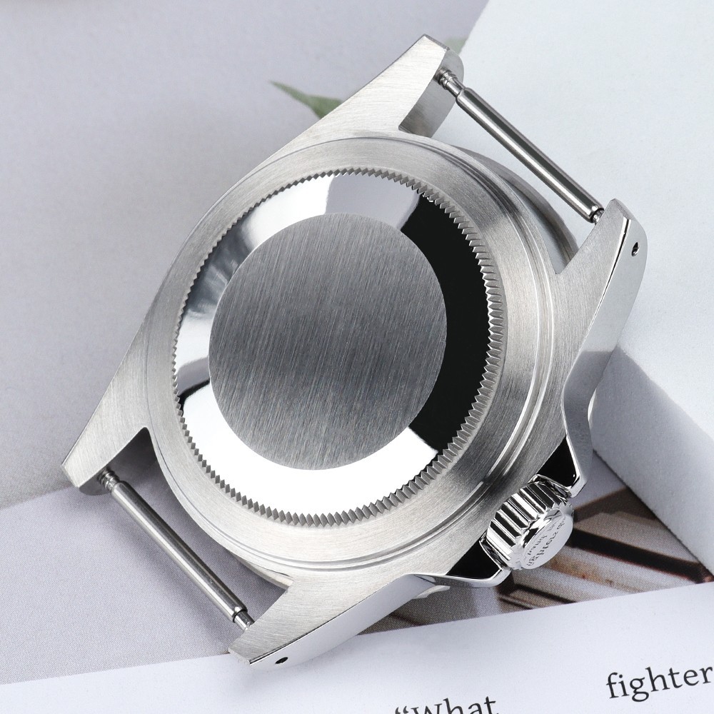 Oyster Steel Diver Watch Case 39mm SUB Bezel Domed Glass For Seiko NH35 Movement
