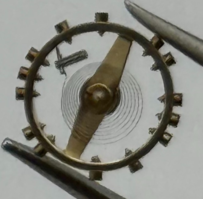 AS 1677 Balance Wheel Complete And Spring Renata 1224 M Watch Movement Parts NOS