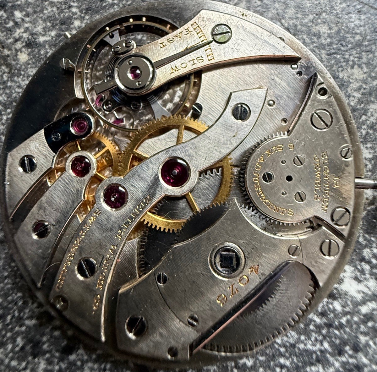 Genuine Zenith Extra Chronometer ? 17 Ligne Movement Spares Repair