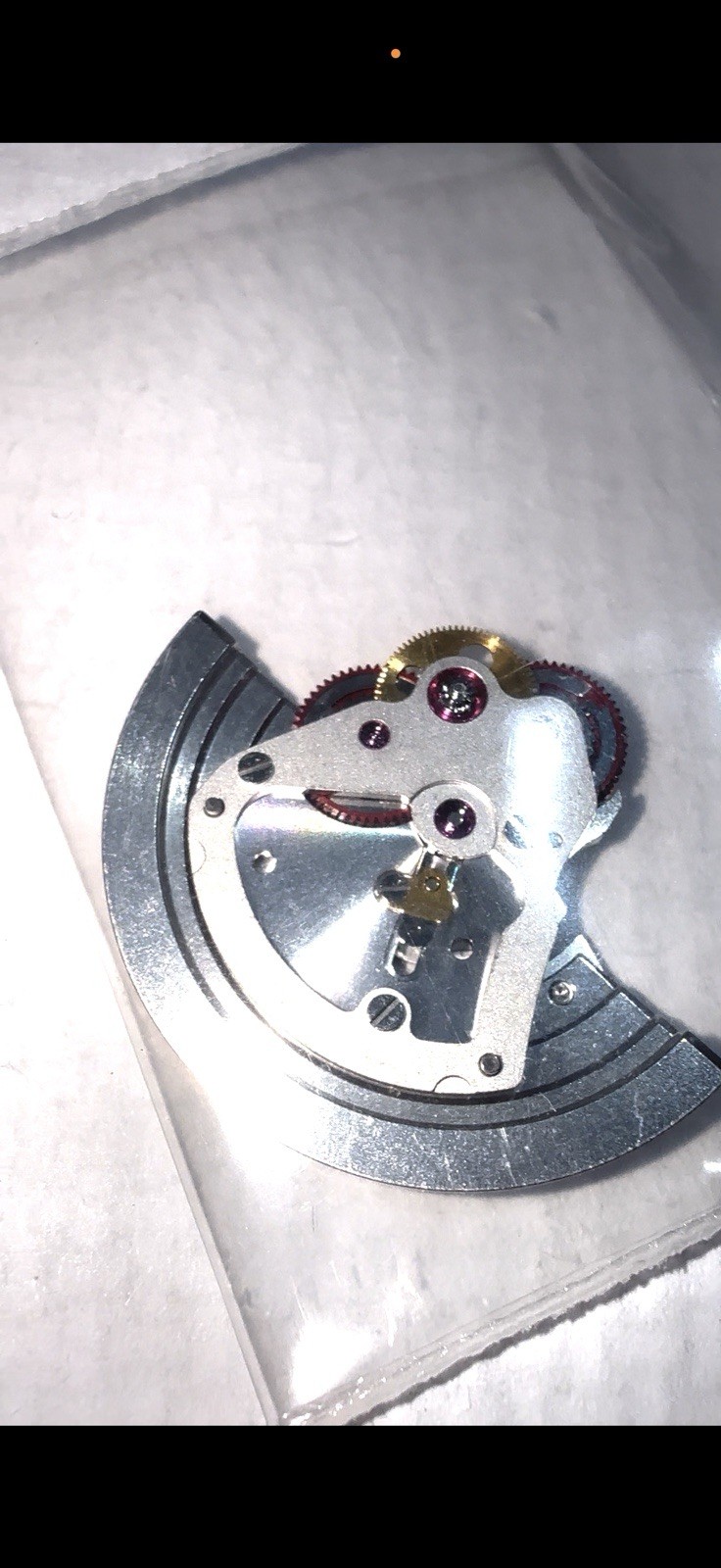 Rolex Silver Rotor Automatic Winding Oscillating Weight Watch Part