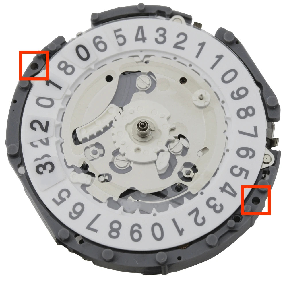 Original Hattori/Seiko/Epson VK73 VK73A, Big Date @12, Japan Quartz Movement