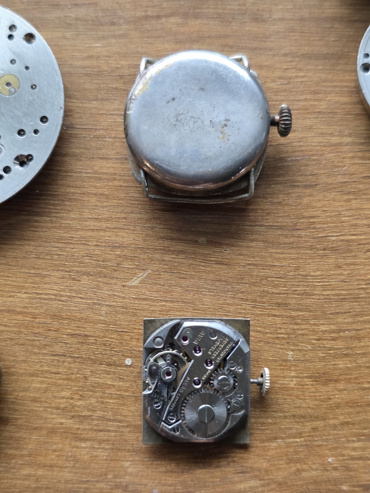 Vintage Antique Watches Movements Parts
