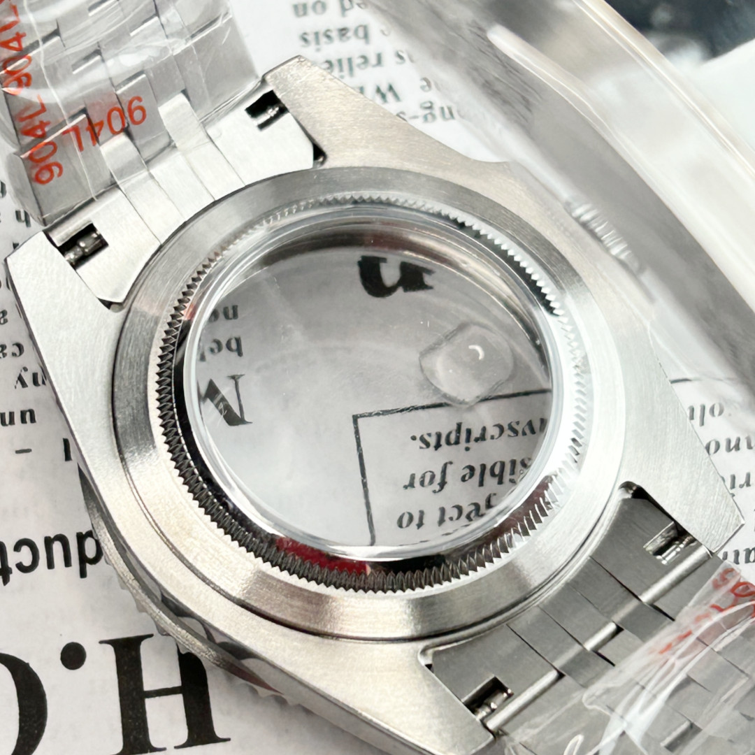 40mm Brushed 20ATM Watch Case Black Grey Bezel Mod For Nh35 Nh36 Nh34 Movement
