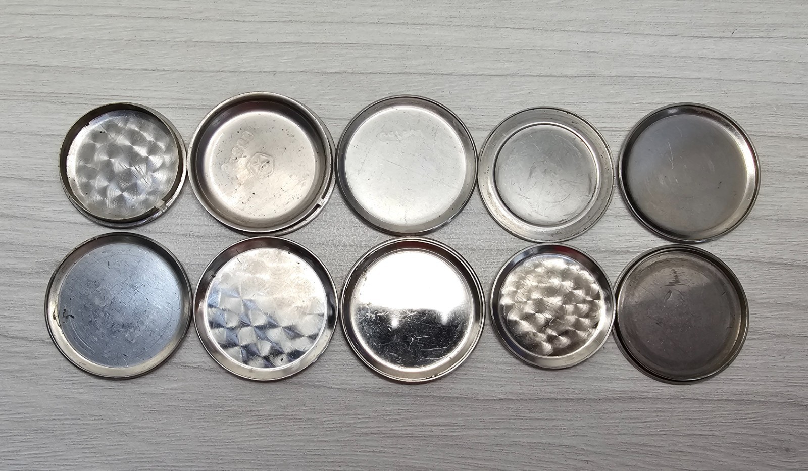 10 Vintage Soviet USSR Watch Case Backs Assorted Mixed Watch Parts