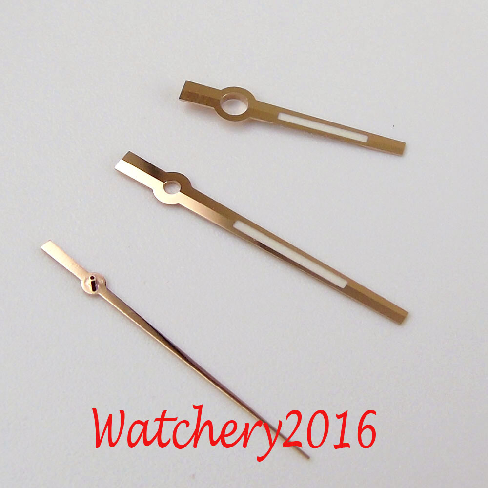 Rose Gold Watch Hands Needles Fit For Datejust NH35 NH36 4R36 7S36 7002 7009