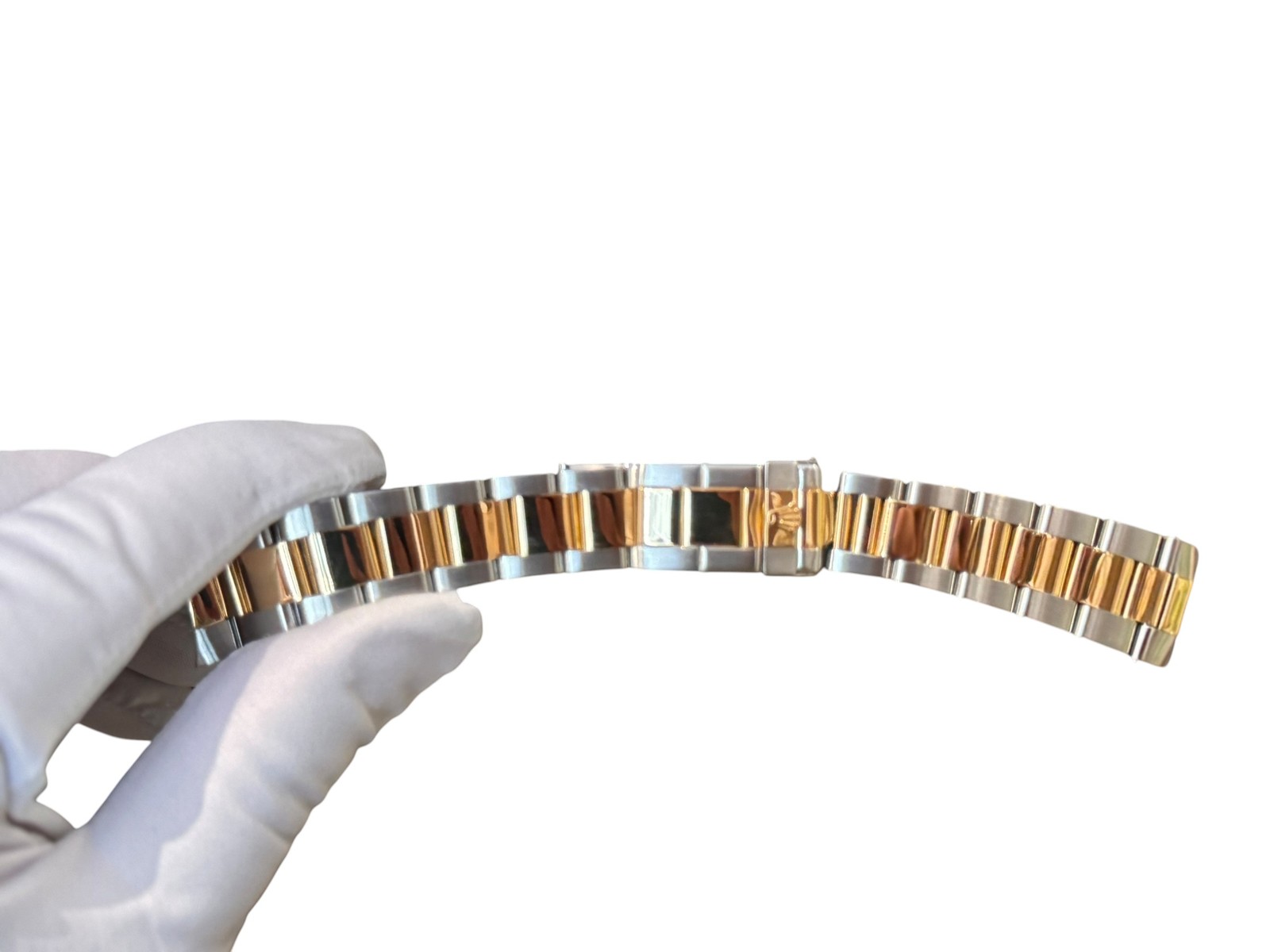 Oyster Bracelet Steel/18Kt Gold Used for Rolex (code 78393 T11) Steel Gold 18