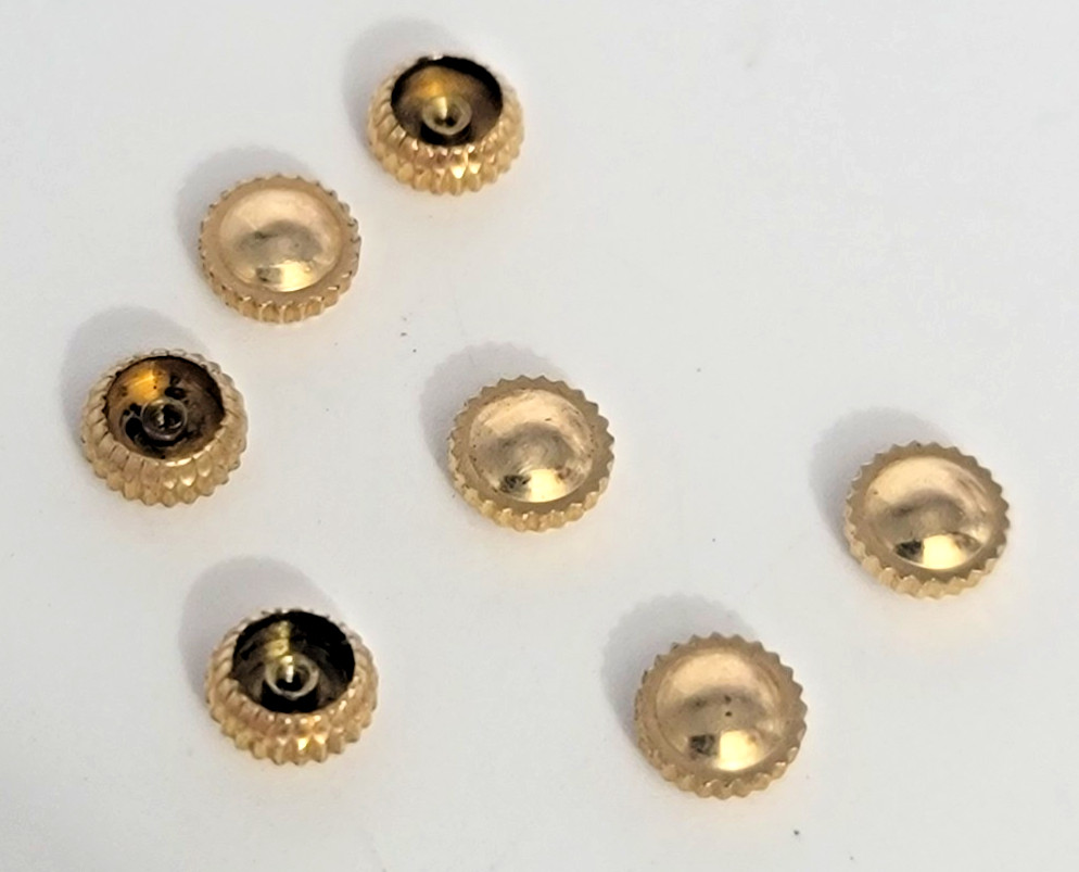 Watch Crown Best Fit Ladies & Gents Gold Filled Swiss & American NOS U-Pick SB13