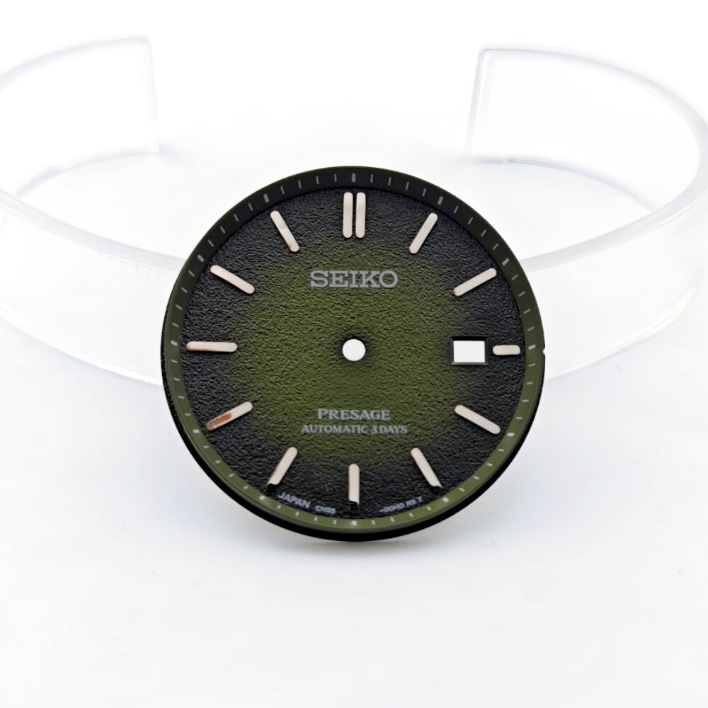 29mm/35mm dial with a brushed finish for NH35 mechanical watch conversion kits