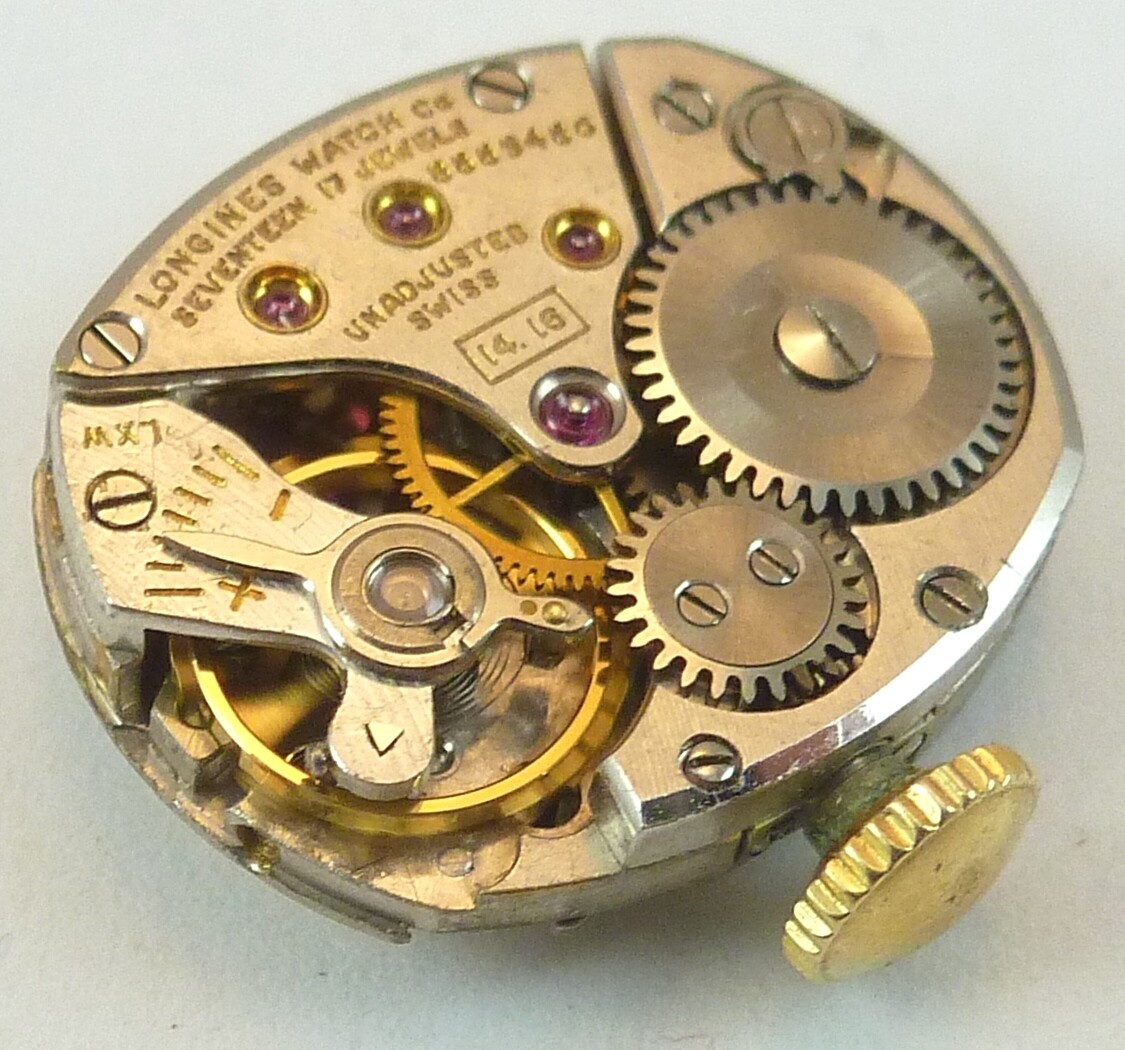 Vintage Longines 14.16 Mechanical Wristwatch Movement – Parts Repair