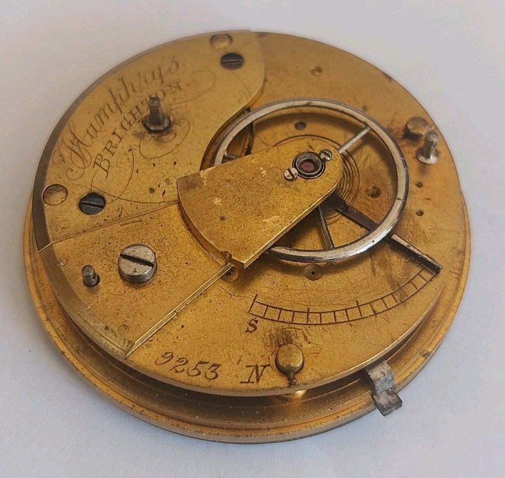 Vintage Mechanical Pocket Watch Movement (Balance Is Okay)