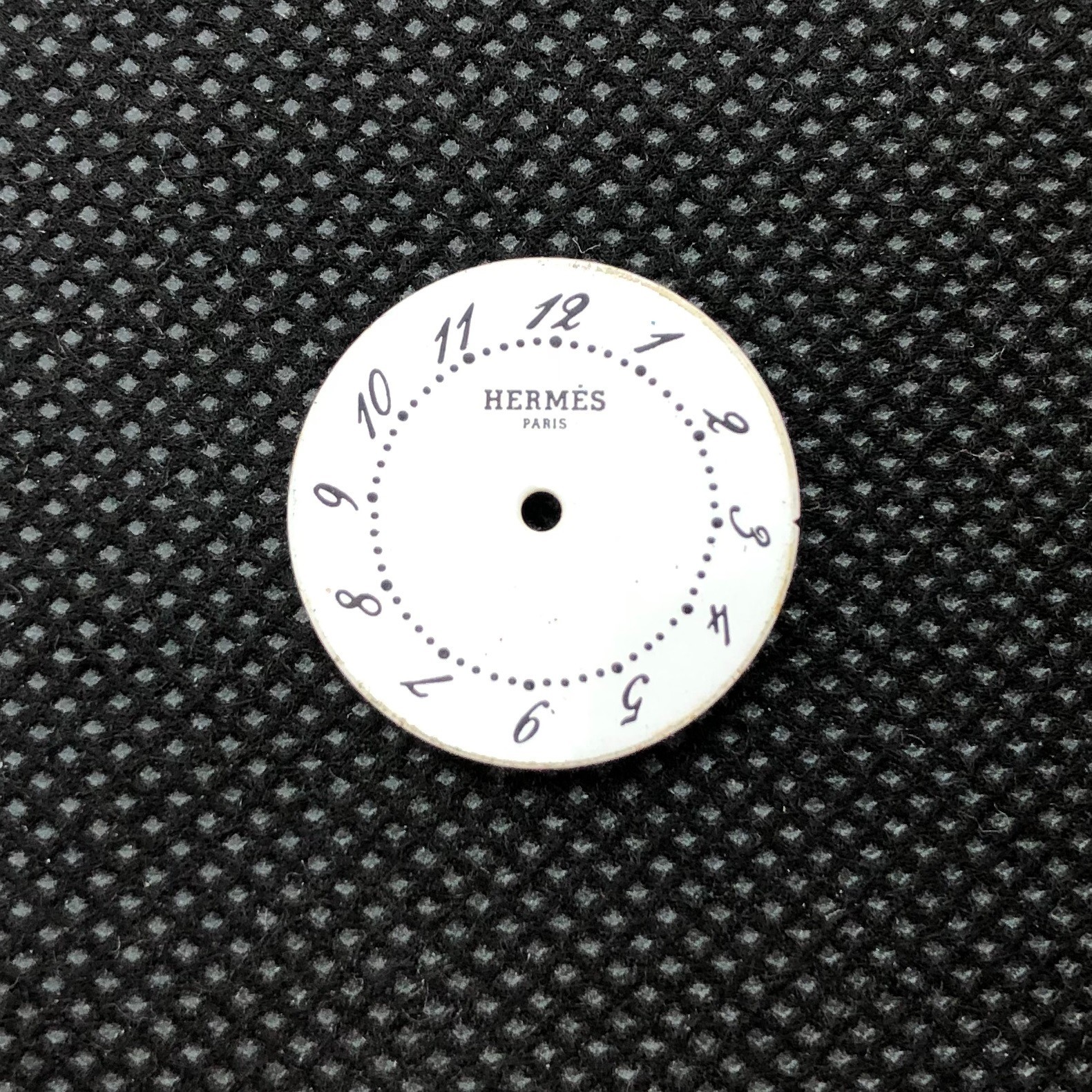 [w2466] HERMES DIAL Arceau 20mm Non date EX/VG