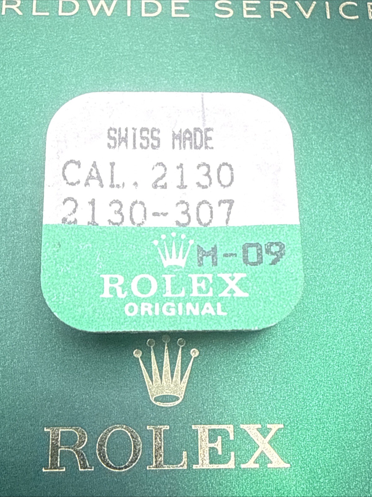 NEW Genuine Rolex 2130-307 Barrel Arbor Cal. 2130 2135 Part 307 Sealed NOS