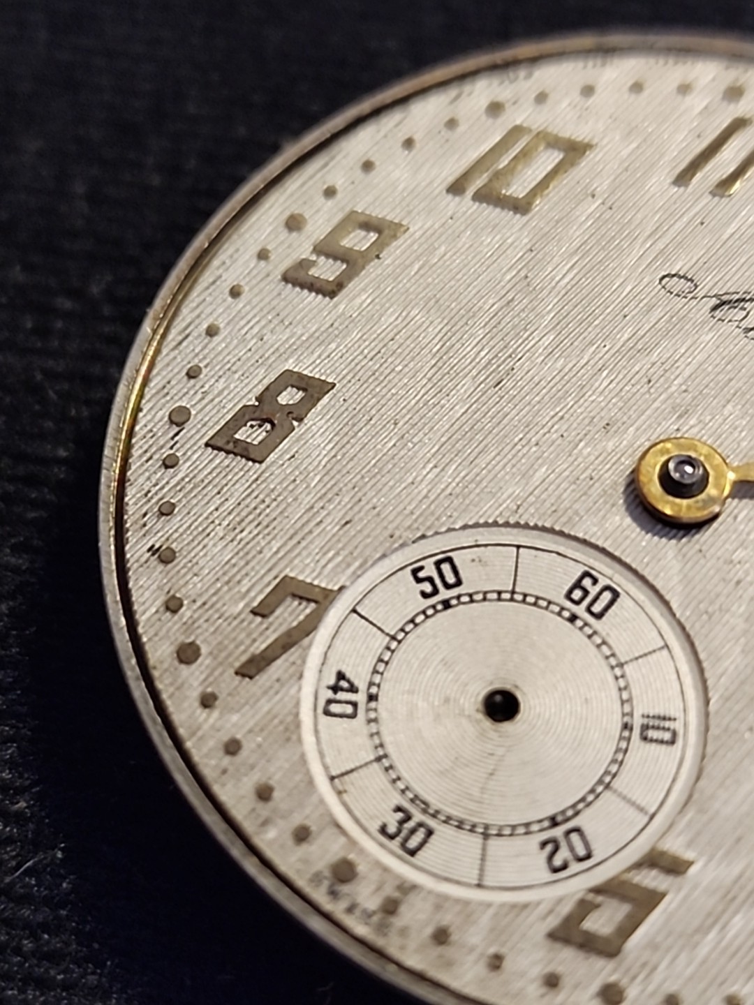 Vintage Admiral Tacy Watch Co. 6 Jewels 2 Adjustments Swiss Pocket movement