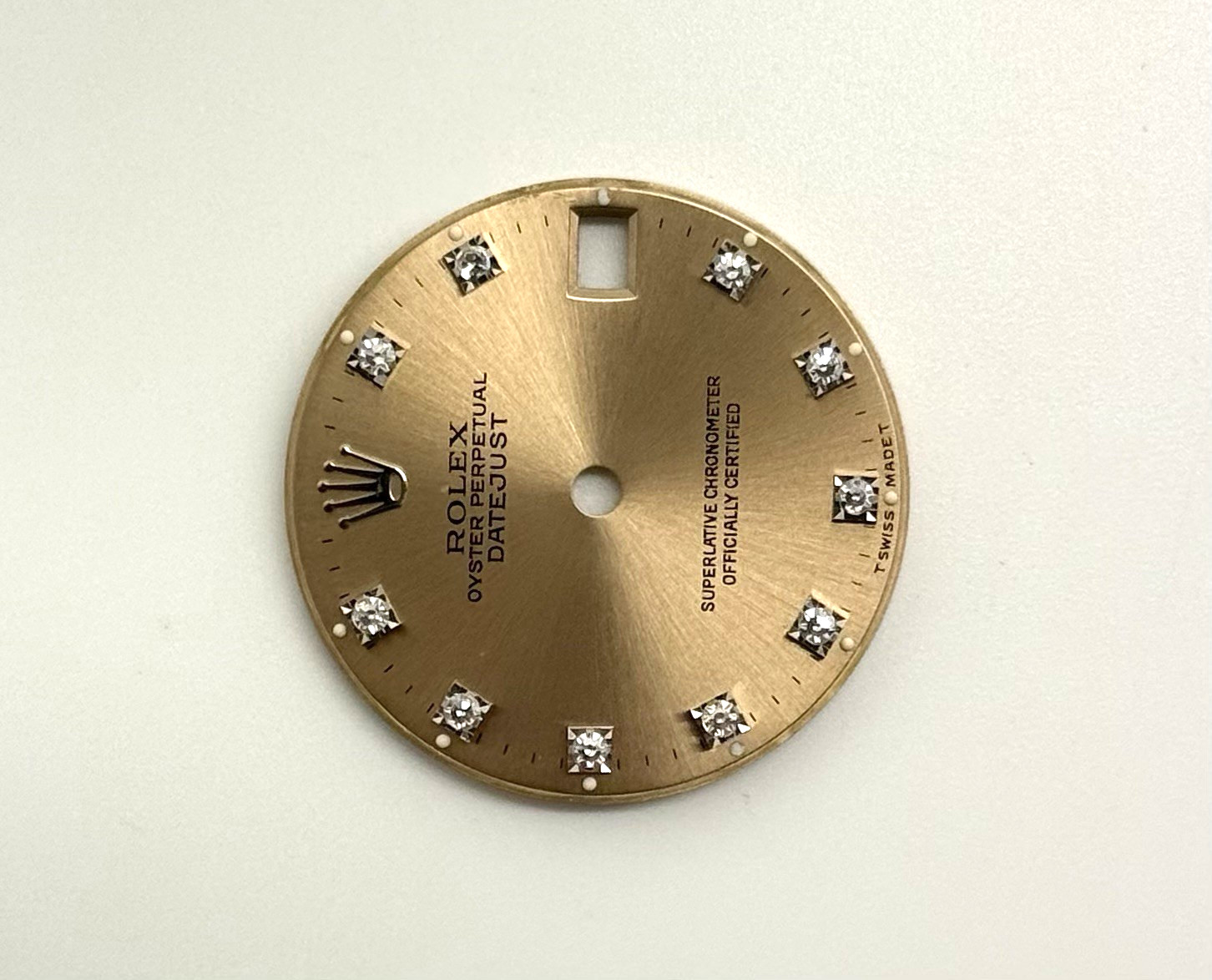 Rolex Datejust Midsize 31mm 68273 Rose Diamond Dial Rare Authentic OEM