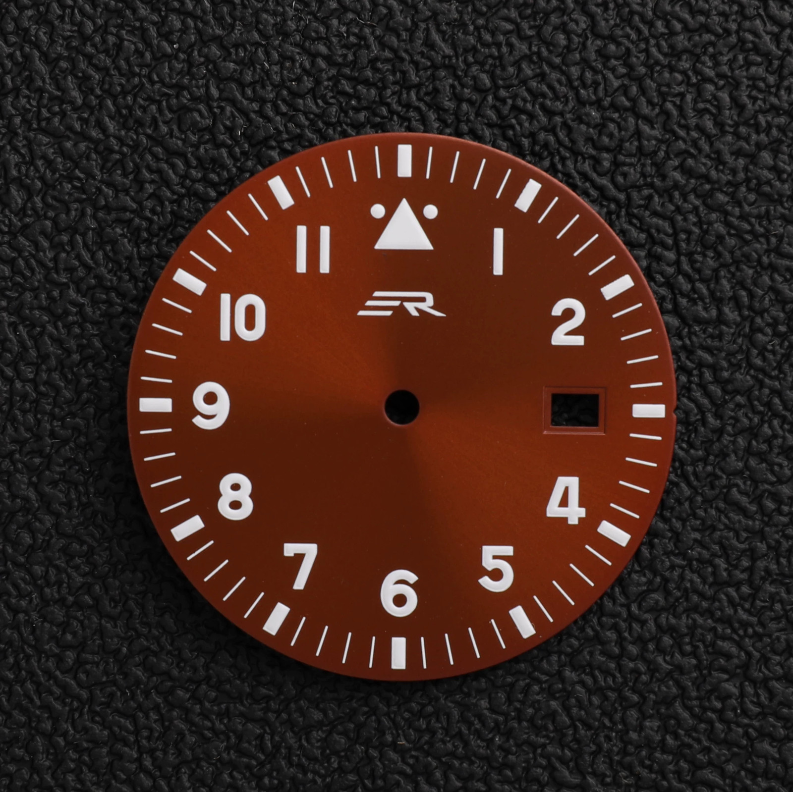 33.5mm Pilot Watch Dial Green Luminous For Nh35 Nh36 Movement Watch Accessories