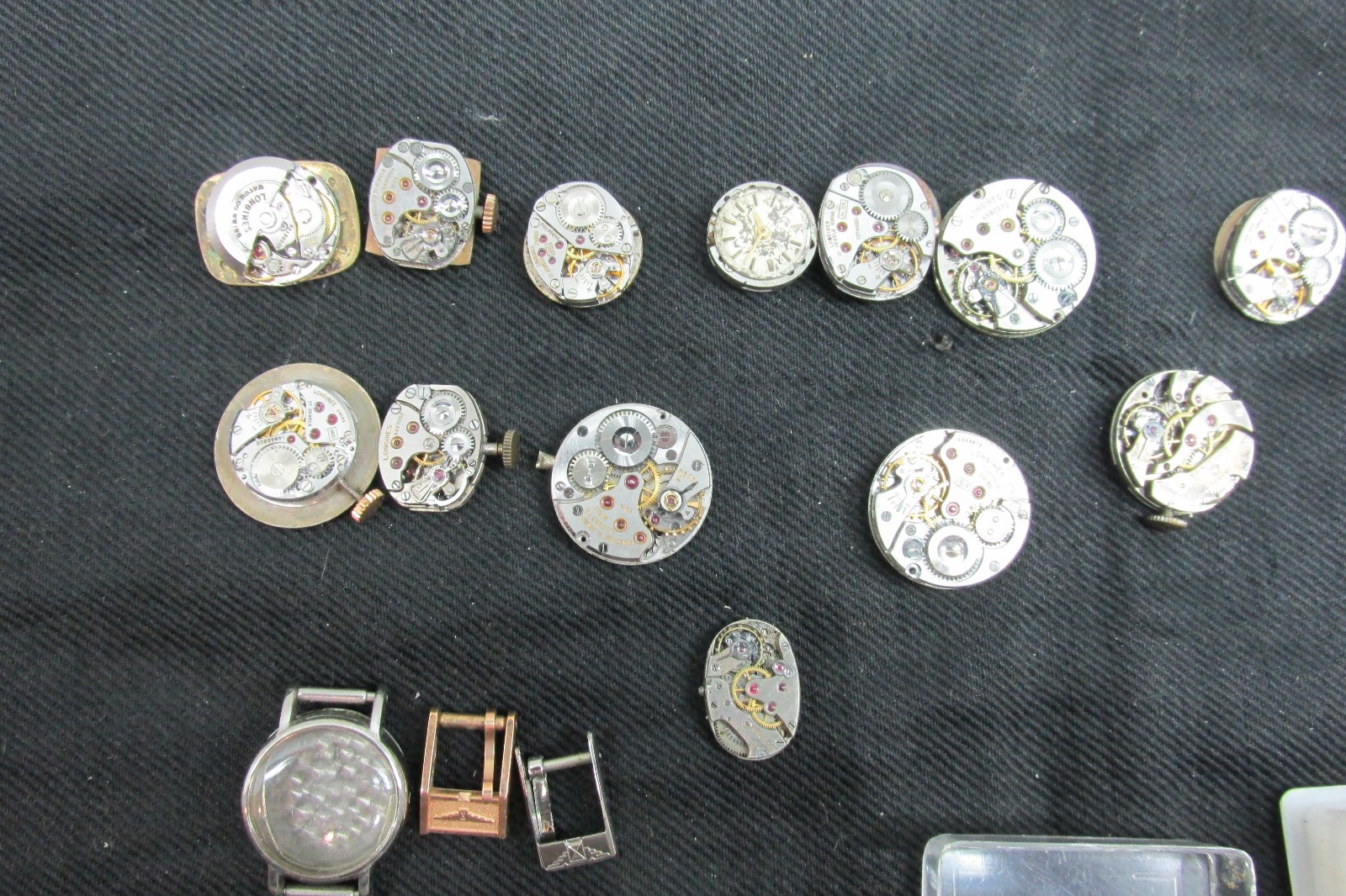 Vintage Longines Ladies Watch Repair Lot x4 Movements Dials Cal 410 14.16 8LN Pa