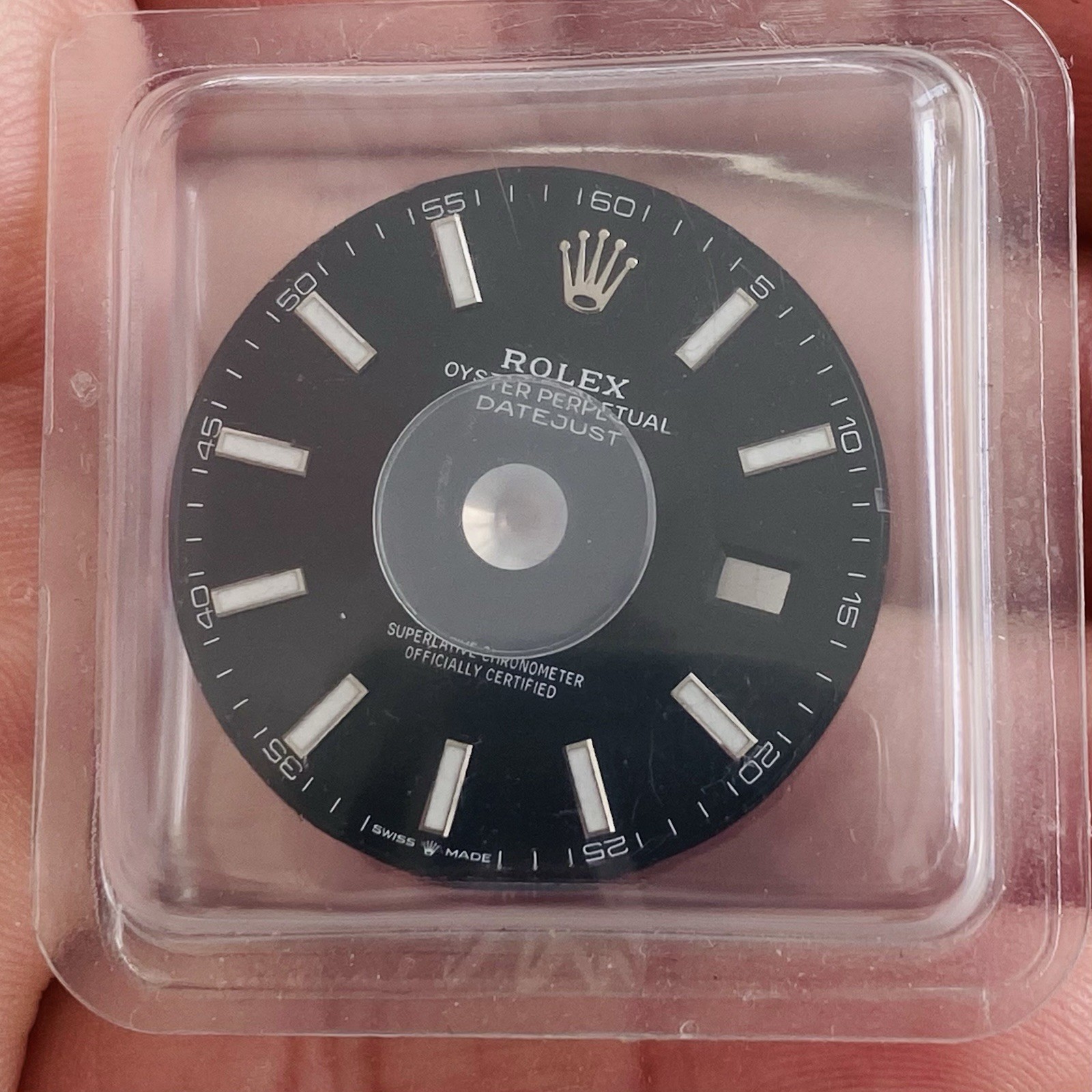 Rolex NOS Black Dial For Datejust 41mm Model Ref 126300 & 126334