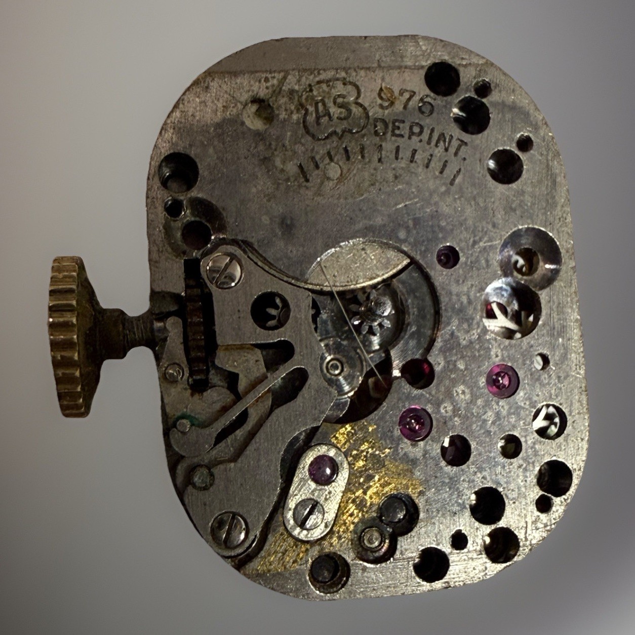 ⌚✨ Vintage DRIVA Swiss Watch Movement (AS 976) — 17 Jewels — Parts/Repair ✨⌚