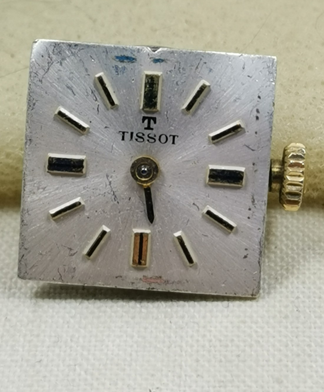 Lot 2 x Tissot 17J Cal. 2403 & 2180 Swiss Wristwatch Movement Repair/Parts