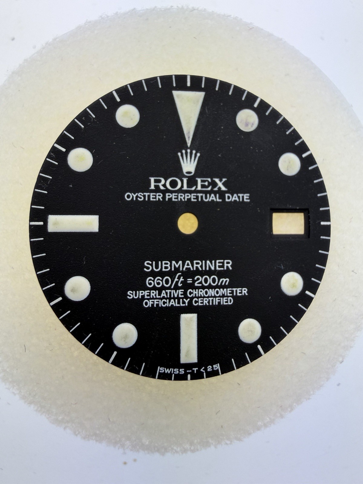 Rolex Matte Tritium Submariner 1680 Service Dial Cal 1570