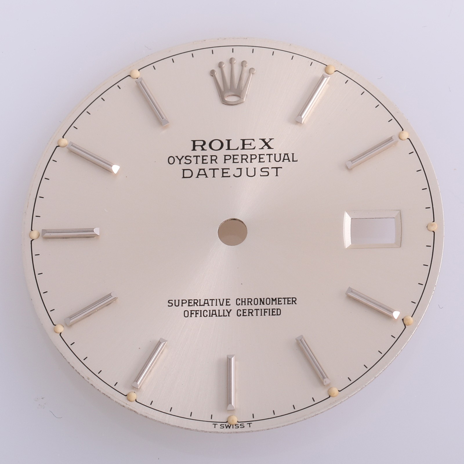 Rolex Mens Datejust 36mm Silver Stick Dial T Swiss T 16014-16234 #E16