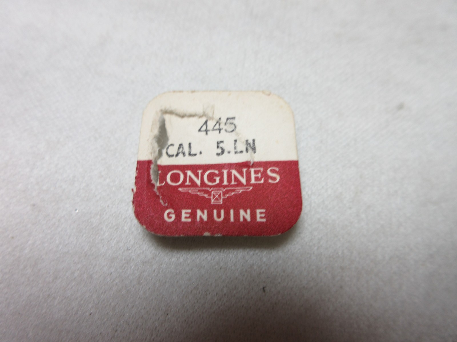 LONGINES WATCH SET BRIDGE 445 CAL 5LN WATCHMAKER REPLACEMENT PART #281